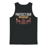 Animal Lover Wildlife Rehabilitator Unisex Tank Top - Black – 1