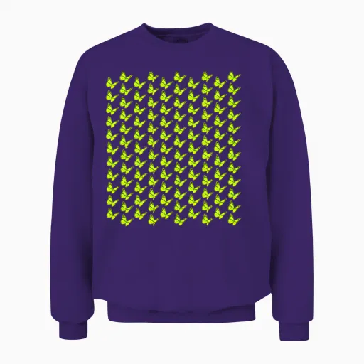 Funny Unisex Sweatshirt - Purple