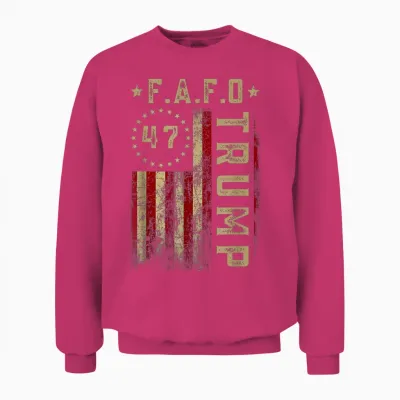 Funny Fafo Trump Shirt President 47 Trump Fafo American Unisex Sweatshirt - Heliconia