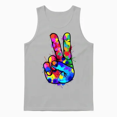 Cool Design Funny Unisex Tank Top - Ash