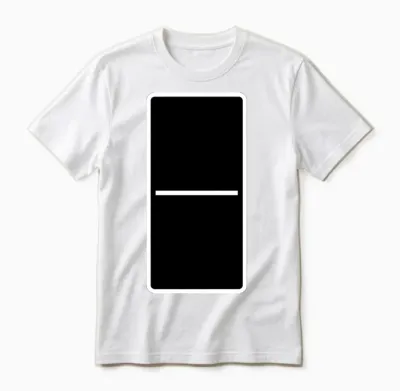 Domino Stone 0:0 - Variable Color - Vector Design! Unisex T-Shirt - White