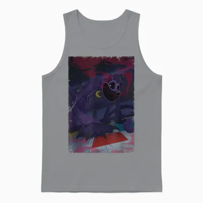 Poppy Playtime Catnap Red Smoke Unisex Tank Top - Sport Grey
