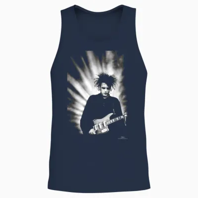Robert Smith the Cure Prayer Tour Von Phil Nicholls Unisex Tank Top - Navy