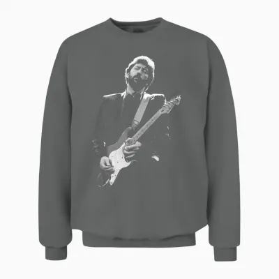 Eric Clapton Royal Albert 1987 T-Shirt, Black, S Unisex Sweatshirt - Graphite Heather
