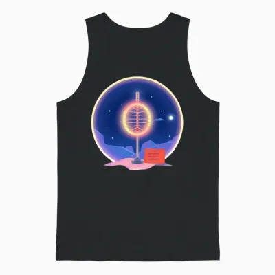 I Void Warranties and Talk to Satellites Unisex Tank Top - Black