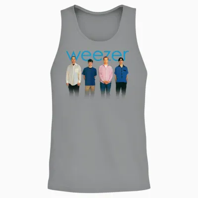 Weezer - Blue Album T-Shirt, Black Unisex Tank Top - Sport Grey