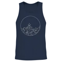 Feyre's Tattoo Two Sided Front and Back Rhysand Unisex Tank Top - Navy – 2