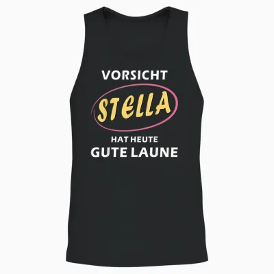 Stella First Name Girls Women Gift Ideas for Stella T-Shirt, Black Unisex Tank Top - Black