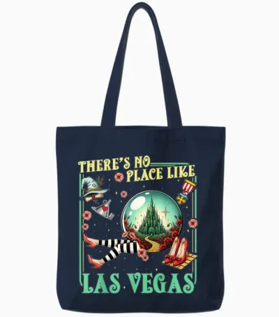 Yellow Brick Road Wicked off to See Wizard for Men Women Kid Tote Bags - Navy