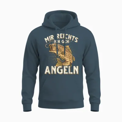 Mir Reichts Ich Geh Angeln Fischen Angler Unisex Hoodie - Dark Heather