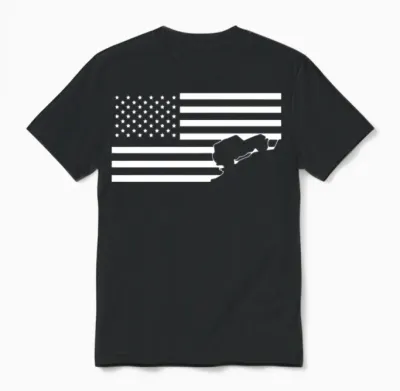Jeep America Unisex T-Shirt - Black