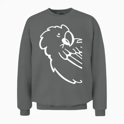 Funny Parrot Bird Lover Funny Cockatiel Bird Funny Unisex Sweatshirt - Graphite Heather