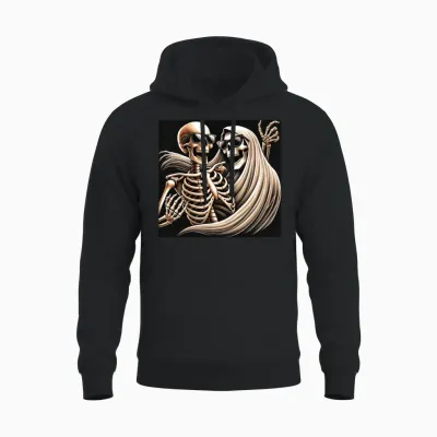 Funny Halloween Unisex Hoodie - Black