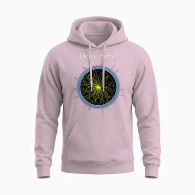 Higgs Boson Unisex Hoodie - Light Pink