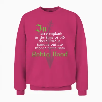 Robin Hood T-Shirt Für Buchliebhaber Und Literaturfans Unisex Sweatshirt - Heliconia