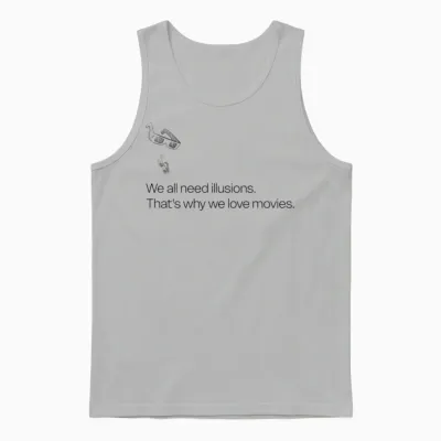 Cinephile Unisex Tank Top - Ash