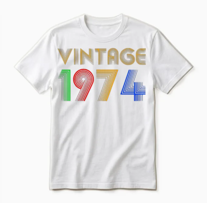 1973 Birthday Unisex T-Shirt in White