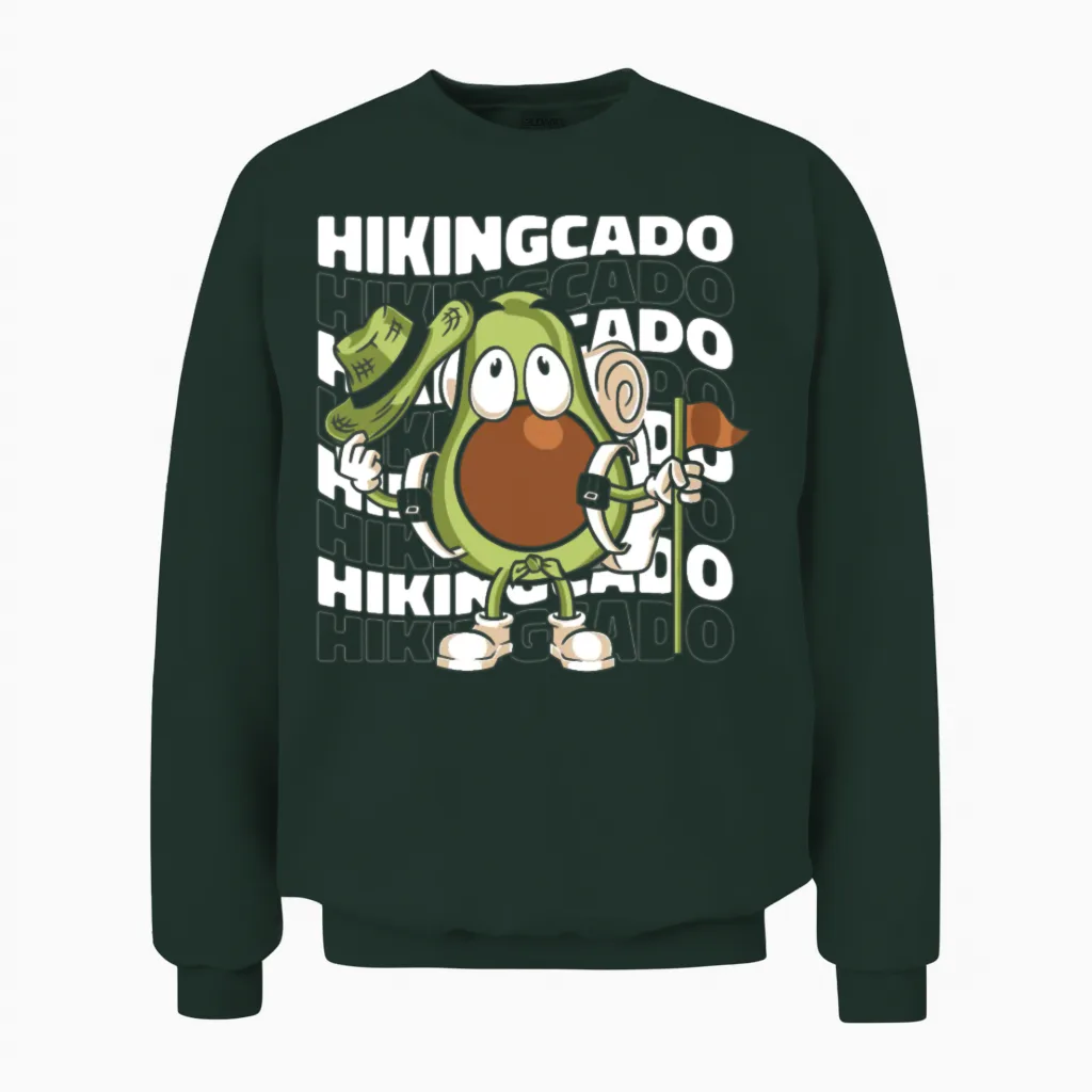 Hiking Trails Outdoor Hike Hiker Unisex Sweatshirt in Forest