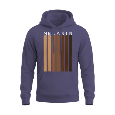 Oheneba: Melanin Shades Black Pride Gift Unisex Hoodie - Heather Sport Dark Navy