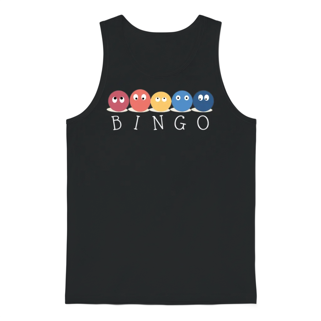 Bingo Unisex Tank Top - Black