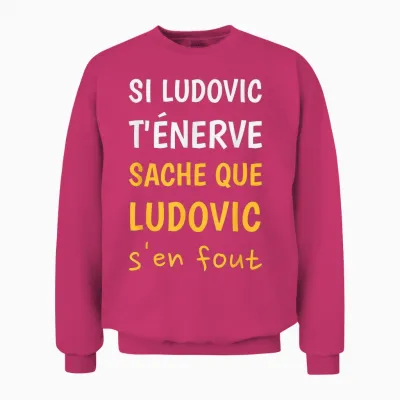 Ludovic Men's Name Ludovic Personalized Gift Ludovic Unisex Sweatshirt - Heliconia