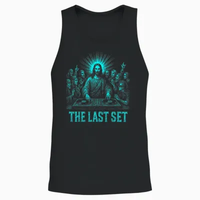 Techno House Electro Minimal Goa Psy Trance Acid Rave Dnb Unisex Tank Top - Black