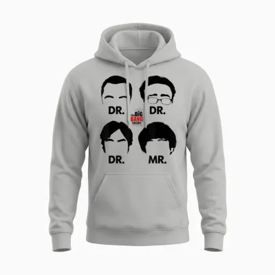 The Big Bang Theory Doctors & Mr Unisex Hoodie - Ash