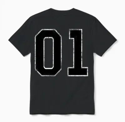 Lee 01 Orange Distressed Orange Graphic Unisex T-Shirt - Black