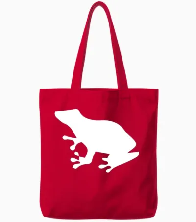 Frog Tote Bags - Red