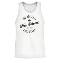 New Orleans Louisiana Usa Jazz Carnival Unisex Tank Top - White – 2