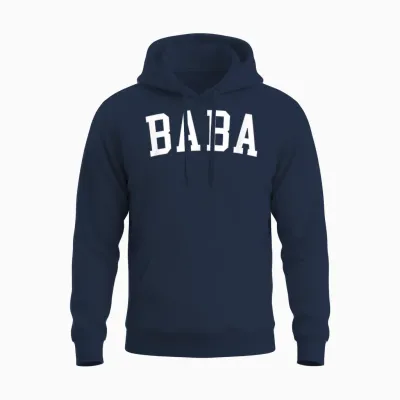 Baba Unisex Hoodie - Navy