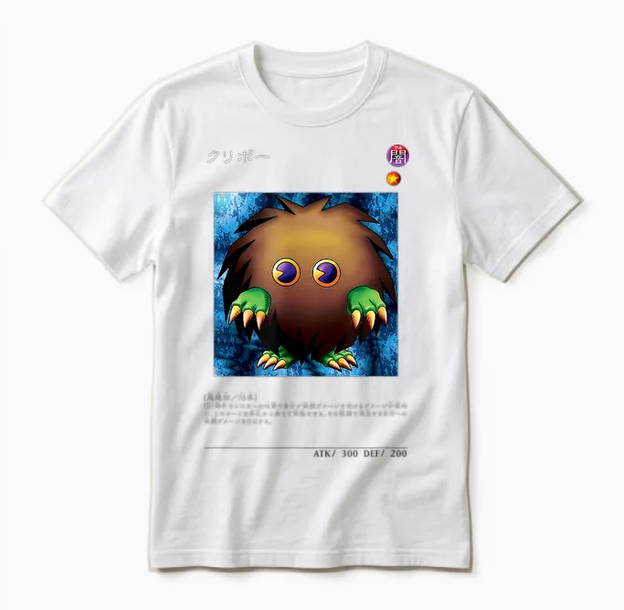 Yu-Gi-Oh! Battle Merch Papl1456 Von Kuriboh Mit Grafik-Gaming-Kartenmotiv Unisex T-Shirt in White