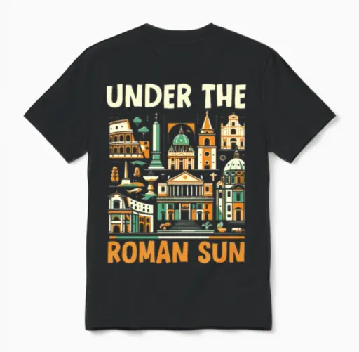 Rome Italy Travel Italian Roma Italia I Love Rome Unisex T-Shirt in Black
