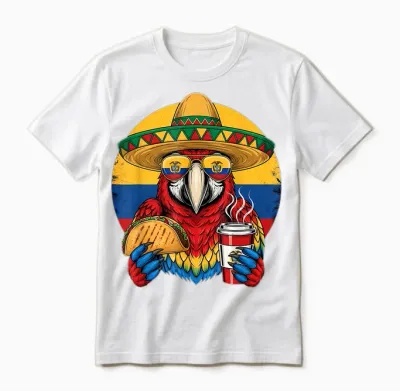 Drapeau De La Colombie Colombienne Racines Colombiennes Fierté Colombienne Unisex T-Shirt - White