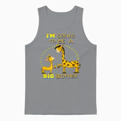 Brother Giraffes Funny Unisex Tank Top - Sport Grey