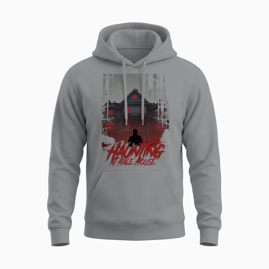 Haunting at Hale House Book Cover Unisex Hoodie in Sport Grey