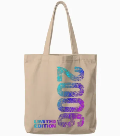 20. Geburtstag 2006 Limited Edition Junge Mädchen Tote Bags - Natural