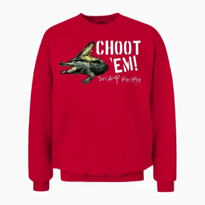 Swamp People Choot Em Birthday Christmas Gift Unisex Sweatshirt - Red