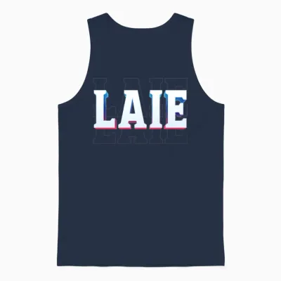 Retro - Laie Unisex Tank Top - Navy