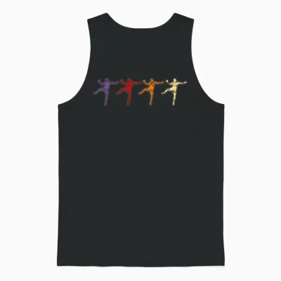 Handball Retro Unisex Tank Top - Black