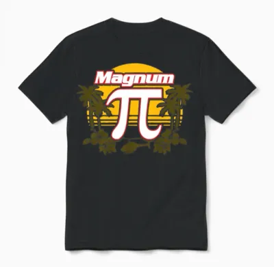 Magnum Pi Funny Unisex T-Shirt - Black