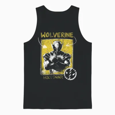 Marvel Deadpool & Wolverine Holy Snikt Wolverine T-Shirt, Black, S Unisex Tank Top - Black