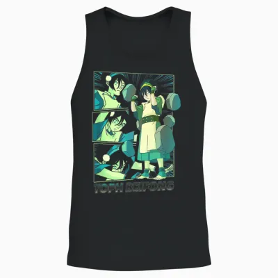 Avatar: the Last Airbender Toph Beifong Earthbending Master Unisex Tank Top - Black