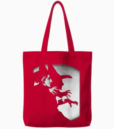 The Wizard of Oz Wicked Witch of the East Vintage Photo Tote Bags - Red