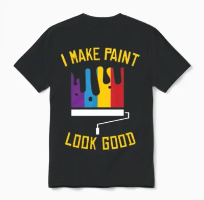 Painter Painting Professional Painter Master Unisex T-Shirt - Black