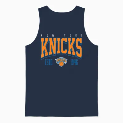Offizieller Nba-Wettkampf Der New York Knicks Getestet Unisex Tank Top - Navy