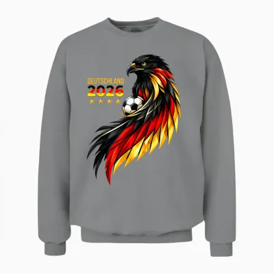 Deutschland 2026 Adler Unisex Sweatshirt - Sport Grey