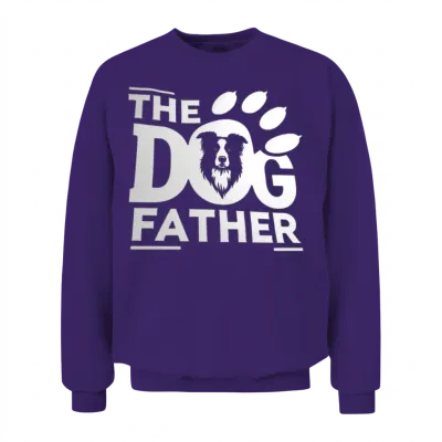 The Dog Father Unisex Sweatshirt - Purple