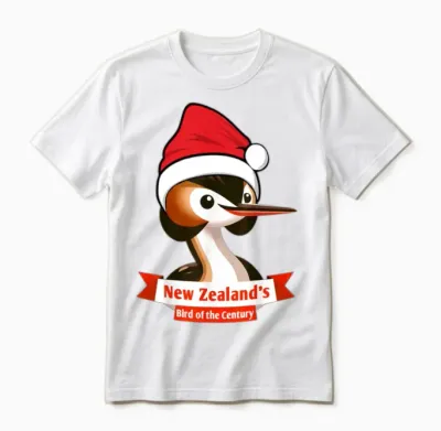 Funny Puteketeke New Zealand's Bird of the Century Unisex T-Shirt - White