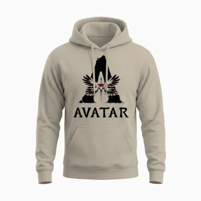Avatar: Fire and Ash Nightwraith Official Movie Logo Unisex Hoodie - Sand